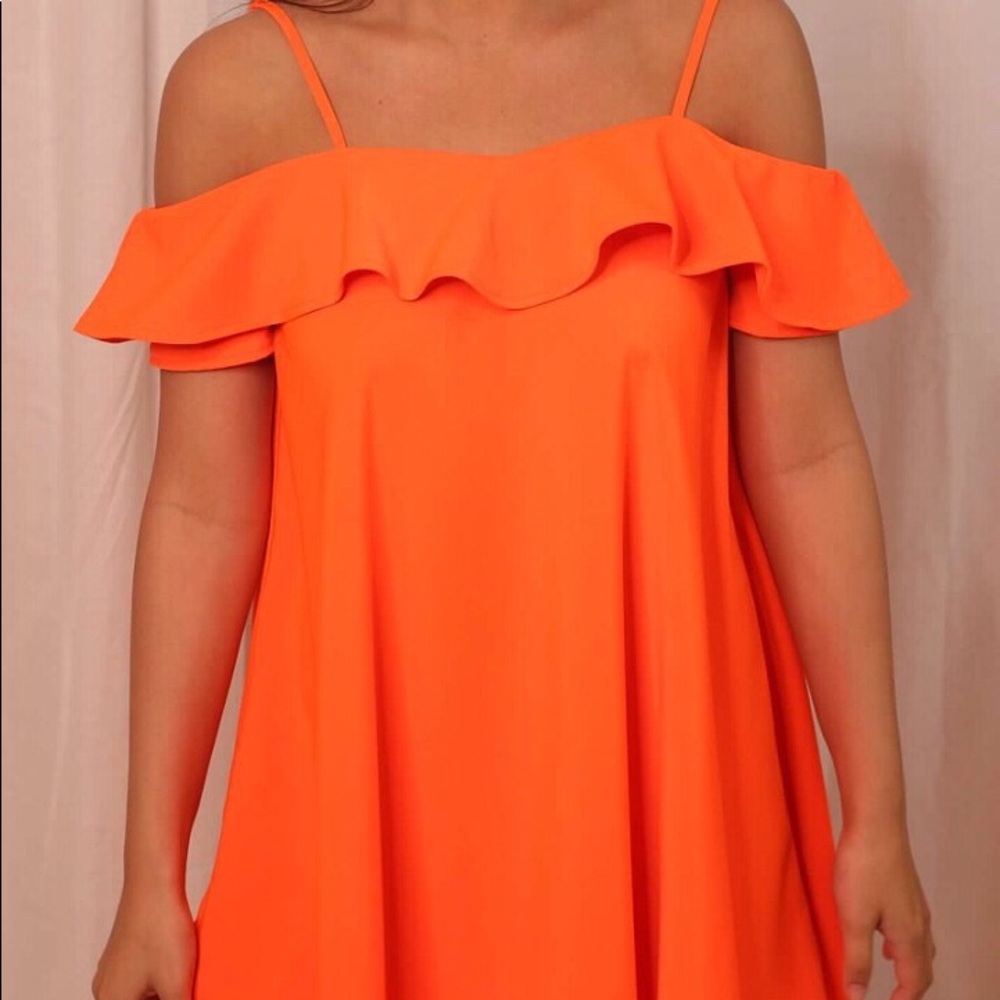 Dress Up Orange Dress